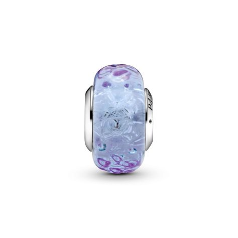 Charm de Cristal de Murano Lavanda Morado-0