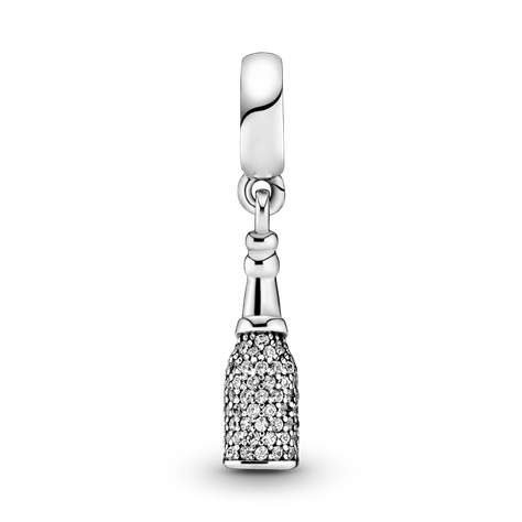 Charm Colgante en Plata Tiempo de Celebración y Esmalte Rojo-1