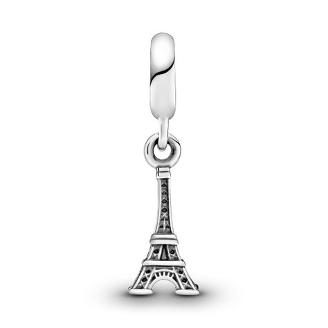 Charm Colgante en Plata Torre Eiffel-1