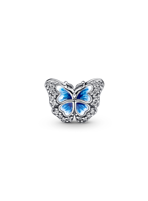 Charm Mariposa Azul Reluciente-0
