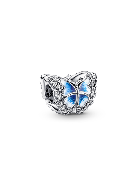 Charm Mariposa Azul Reluciente-1