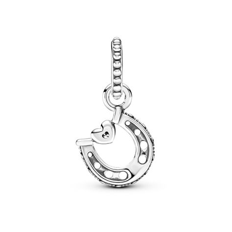 Dije Colgante en Plata Herradura de Buena Suerte -0