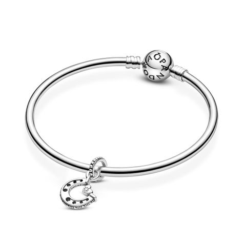Dije Colgante en Plata Herradura de Buena Suerte -1
