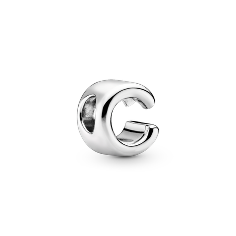 Charm Letra C en Plata-0