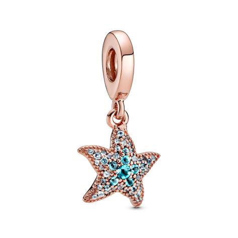 Charm Colgante Estrella de Mar Reluciente-0