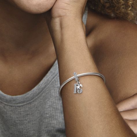 Charm Colgante Celebración de 16 Años Zirconia cúbica Talla única-2