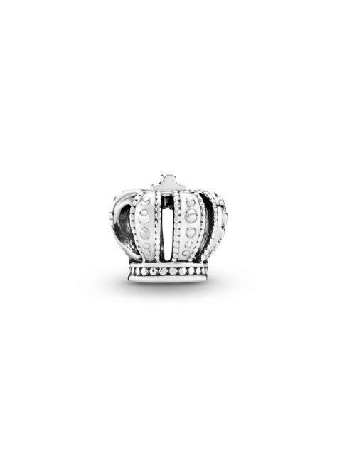 Charm en Plata Corona Real-0