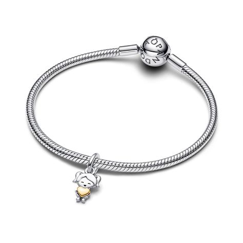 Charm Colgante Chica Feliz-1