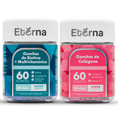 Pack Gomitas Belleza: Biotina + Colágeno-0