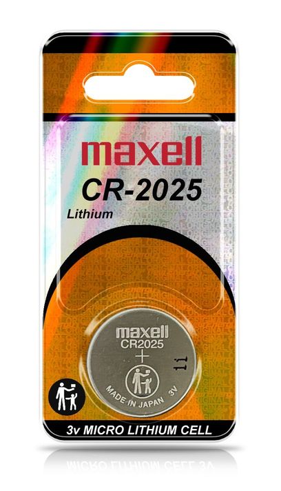 Pila CR2025 3v Maxell Tipo Botón Original-0