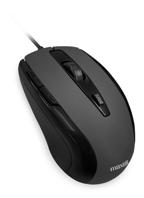 Mouse Óptico Maxell 5 Botones MOWR-105 Negro-1