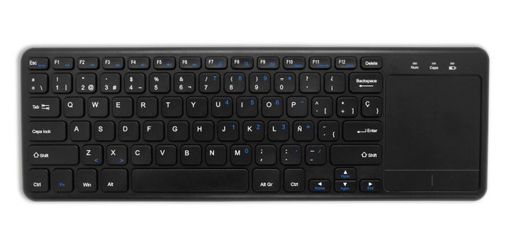 Teclado Inalámbrico Maxell Slim Multifuncional Touchpad WKBC-900-1