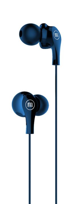 Audífonos Maxell In Ear Estéreo Con Microfono Azul-1
