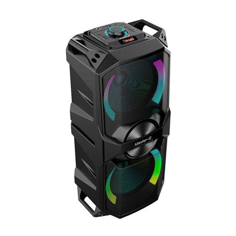 Parlante MasterG Karaoke Bluetooth 6000W Radio Fm LUXOR-1