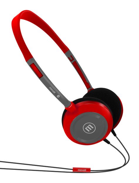 Audífonos Maxell HP-200 Ultra Livianos Rojo-0