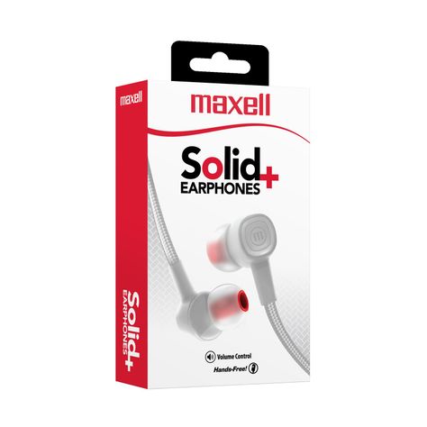 Audífonos Maxell Manos Libres Sin 8 Solid Blanco-2