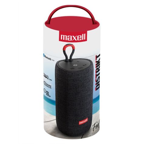 Parlante Bluetooth Portátil Maxell Distrikt Tws 7 Hr Negro-1