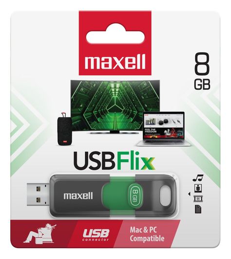 Pendrive Maxell FLIX 8GB 2.0-2