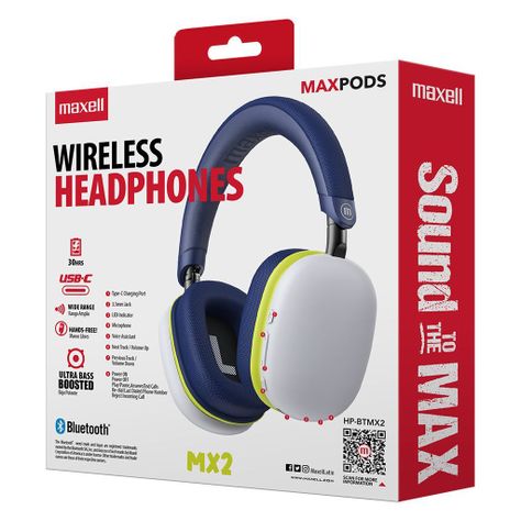 Audífonos inalámbricos Maxell Bluetooth MaxPods 24 Horas Gris-3