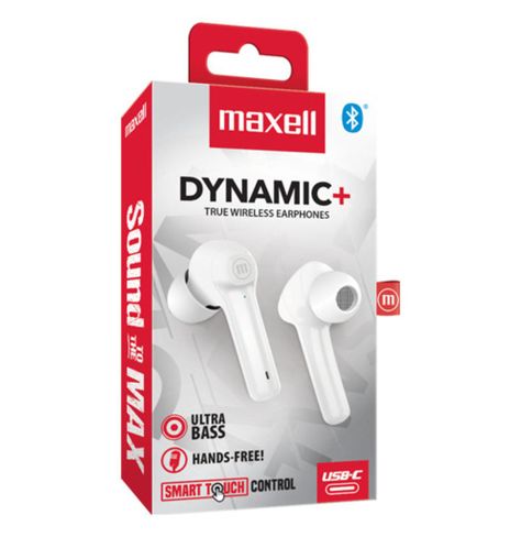 Audífonos Maxell Tws Bluetooth Dynamic Blanco-2