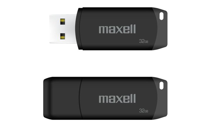 Pendrive Maxell USBPD 32GB 2.0 Negro-0