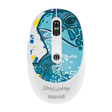 Mouse Inalámbrico Maxell Diseño Wild 4000dpi Usb/usb-c Tortuga-0