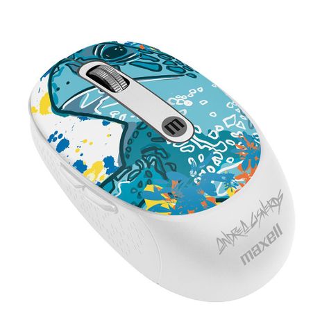 Mouse Inalámbrico Maxell Diseño Wild 4000dpi Usb/usb-c Tortuga-1