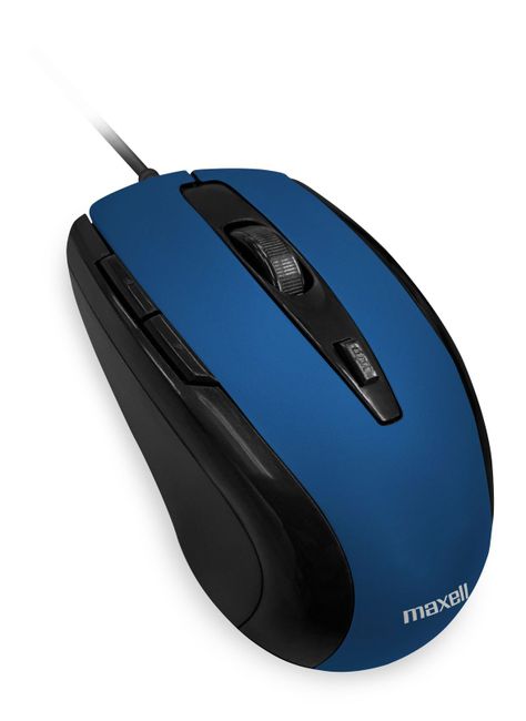 Mouse Óptico Maxell 5 Botones MOWR-105 Azul-1