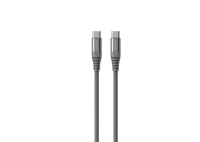 Cable de Carga/datos Havit Tipo C a Tipo C 1.2 Metros Cb6010-1