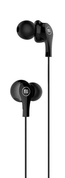 Audífonos Maxell In Ear Estéreo Con Microfono Negro-1