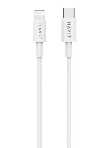 Cable Tipo C A Lightning Havit 1.2 Metros 2.4a RH1-0
