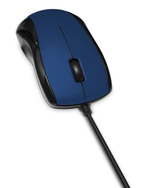 Mouse Óptico Maxell Usb MOWR-101 1200DPI Azul-0