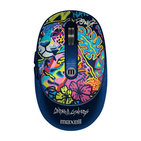 Mouse Inalámbrico Maxell Diseño Wild 4000dpi Usb/usb-c Jaguar-0