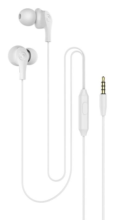 Audífonos Maxell In Ear Estéreo Con Microfono Blanco-0
