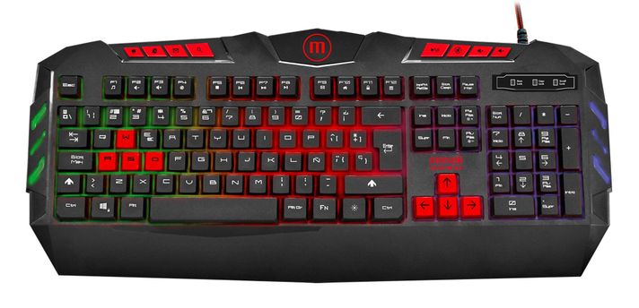 Teclado Gamer Maxell Kb-1200 Iluminado Usb Samurai RGB-0