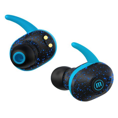 Audífonos Inalámbricos Maxell MiniDuo Bluetooth Tws Mic Azul-0