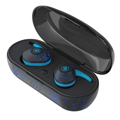 Audífonos Inalámbricos Maxell MiniDuo Bluetooth Tws Mic Azul-1