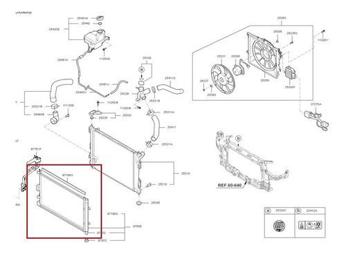 Condensador Aire Acondicionado Hyundai Elantra 2014-2016-2