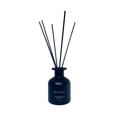 DIFUSOR ALOHA BEACH NEGRO EMPAVONADO 150ML BRUMARA-0