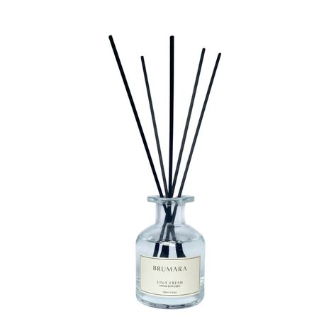 DIFUSOR LINA FRESH TRANSPARENTE 150ML BRUMARA-0