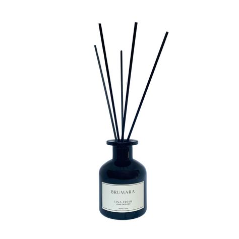 DIFUSOR LINA FRESH NEGRO 150ML BRUMARA-0