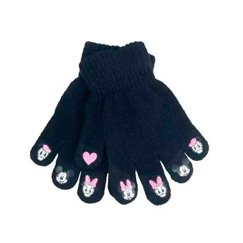Guantes Para Niñas De 2-5 Años Negro-0