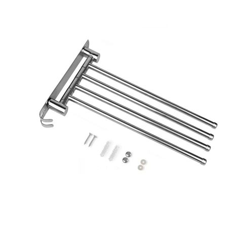 Colgador De Toalla Acero Inoxidable 4 Brazos 180 G-3