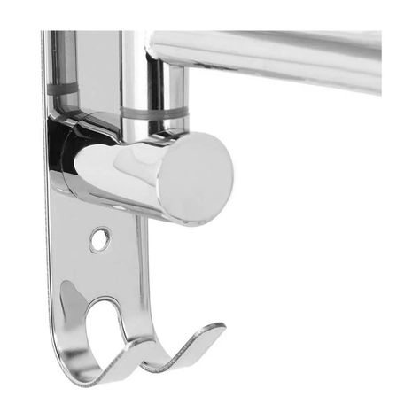 Colgador De Toalla Acero Inoxidable 4 Brazos 180 G-1
