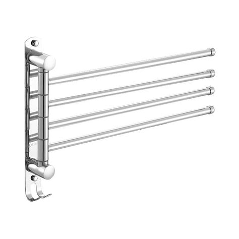 Colgador De Toalla Acero Inoxidable 4 Brazos 180 G-0