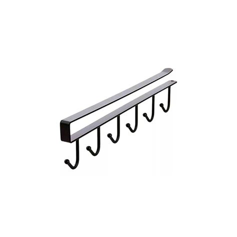 Soporte De Metal Colgador Tazas 6 Ganchos-0