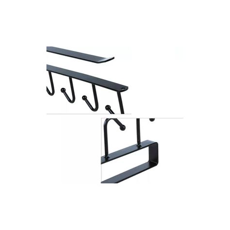 Soporte De Metal Colgador Tazas 6 Ganchos-1