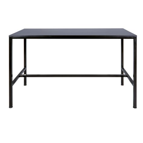 Mesa  Comedor Tipo Bar Black Negra-0