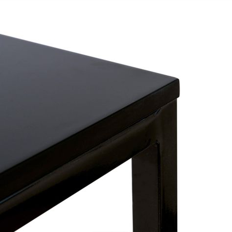 Mesa  Comedor Tipo Bar Black Negra-2