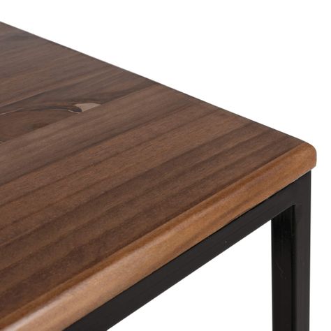 MESA LATERAL CUBO 40│NEGRA LÍNEA TOFFE-2